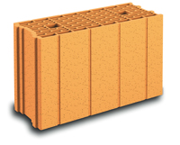 Innovation, une brique en terre cuite de 20 cm avec R = 1,32 m2.K/W
