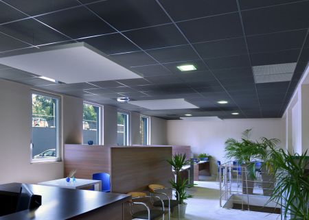 Des plafonds acoustiques adapts aux espaces bureaux