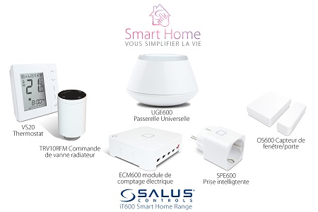 Pilotez votre maison avec le nouveau systme SALUS Smart Home iT600