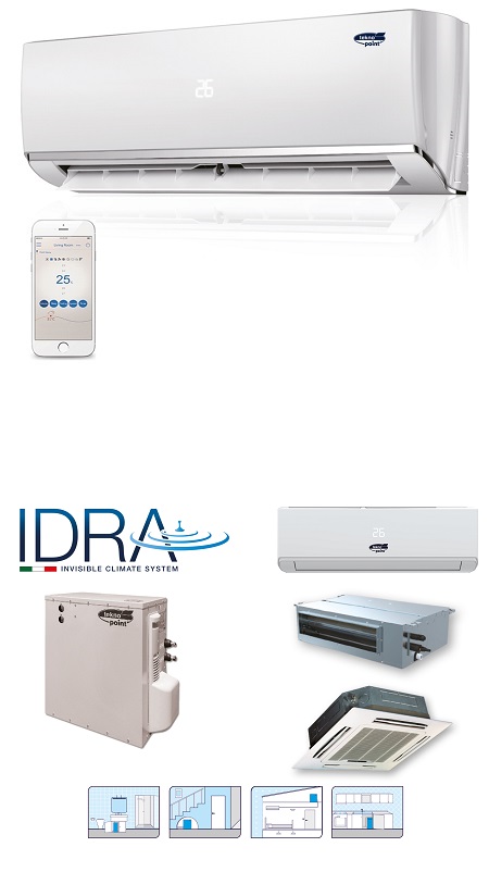 IDRA, Comfort et Luxe invisible: Systme de climatisation avec unit de condensation  l'eau.