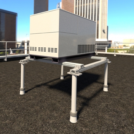 Sherpal F - Structure support pour quipements techniques en toiture-terrasse