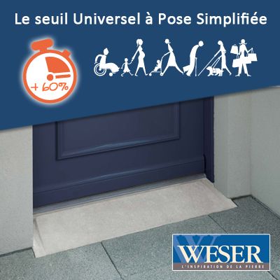 Seuil Universel  pose simplifie WESER