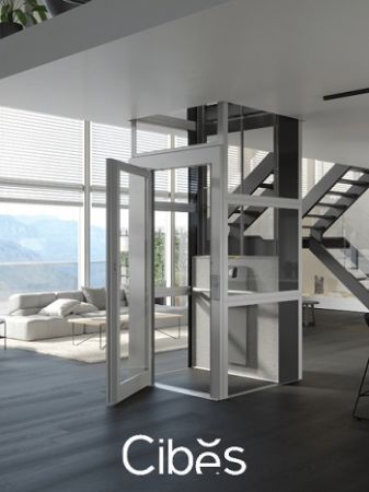 Ascenseur de maison Cibes Air : la mobilit verticale lgante et ultra-compacte