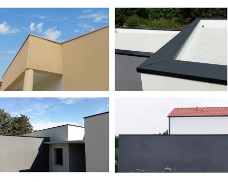 Pour des toits-terrasses protgs et parfaitement tanches : misez sur l'aluminium laqu