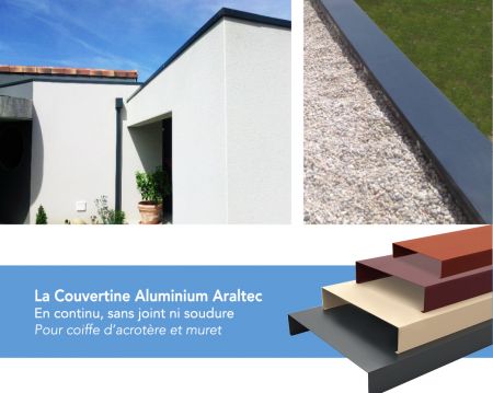 Pour des toits-terrasses protgs et parfaitement tanches : misez sur l'aluminium laqu