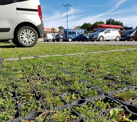 Loi climat et rsilience : ECOVEGETAL vgtalise les parkings de la grande distribution