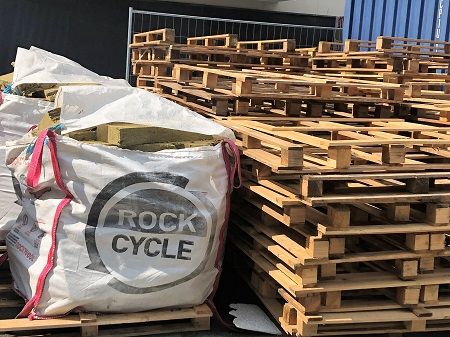 600 tonnes de laine de roche recycles avec Rockcycle Rno