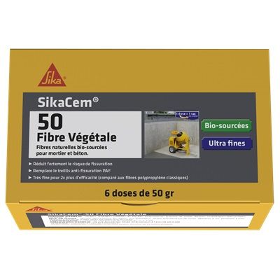 Sikacem-50 fibre vgtale : une nouvelle fibre naturelle 100% biosource