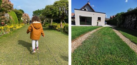 Allées et cours de maison : stabiliser sans imperméabiliser, le choix pour l'habitat individuel Allées et cours de maison : stabiliser sans imperméabiliser, le choix pour l'habitat individuel