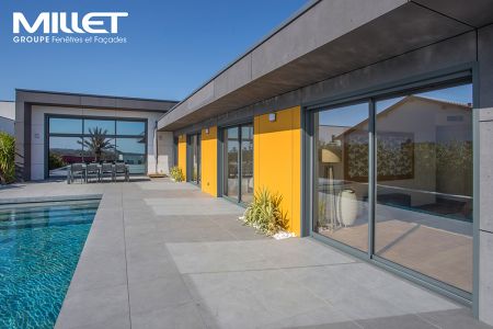 Le coulissant aluminium Alizéa du Groupe Millet, l'alliance parfaite du design et de la lumière Le coulissant aluminium Alizéa du Groupe Millet, l'alliance parfaite du design et de la lumière