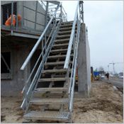 Escalier Modulaire d'Accs Provisoire sur chantier