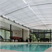 Nouveauts REFLEX'SOL : Des Stores ANTI-CHALEUR pour un abri de piscine 