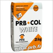 PRB Col White - Mortier-colle amlior ''super blanc''