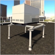 Sherpal F, structure support pour quipements techniques en toiture-terrasse