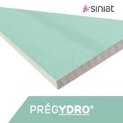 SINIAT - PRGYDRO - Plaque de pltre - 6 fois plus rsistante  l'humidit 