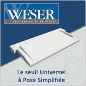 Seuil Universel  pose simplifie WESER