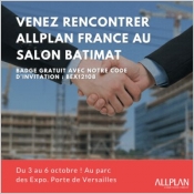 Venez rencontrer Allplan France ainsi que Nemetschek Group sur le salon BATIMAT ! 