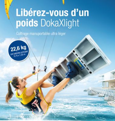 DokaXlight - Panneau de coffrage manuportable