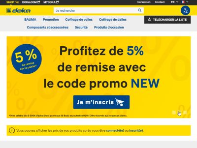 E-shop - Boutique e-commerce doka france