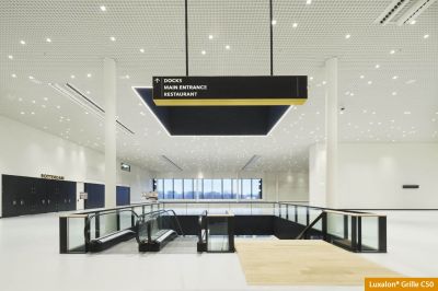 Luxalon plafond ouvert - Plafonds métal ouverts et baffles tavola