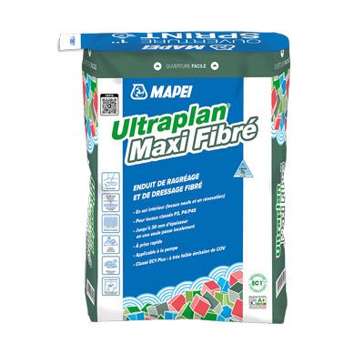 ULTRAPLAN MAXI FIBRE - Ragréage fibré p4s fibré forte épaisseur