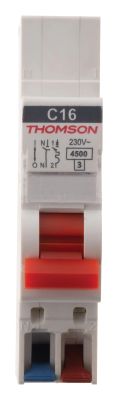 Disjoncteur Easy Connect - Thomson - Disjoncteur 1p+n peignable bornes auto