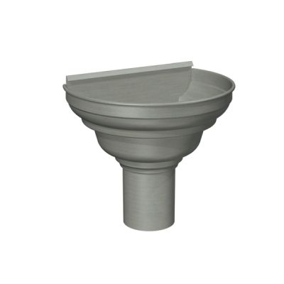 Cuvette demi-ronde mini - Accessoire évacuation des eaux pluviales