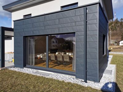 Gouttière en aluminium - Système complet - évacuation des eaux pluviales