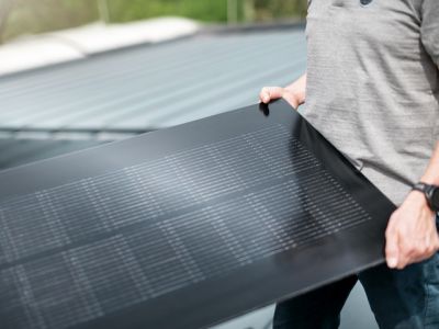 Système solaire - Module solaire PREFALZ - Module photovoltaïque pour joint debout