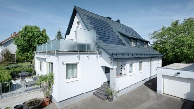 Système solaire - Tuile solaire PREFA - Tuile photovoltaïque en aluminium