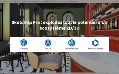 Pack SketchUp, AD Design et Apprendre SketchUp de A à Z - Logiciel 3d et e-learning