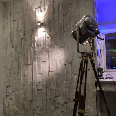 Panneau déco DUELAS aspect bois - Panneau décoratif mural aspect bois