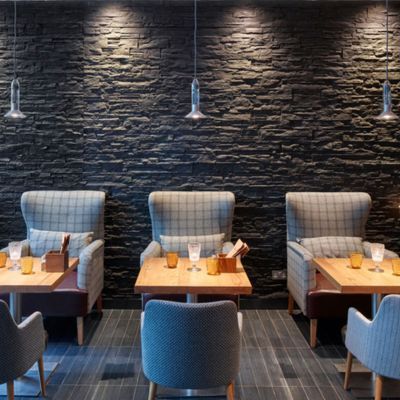 Panneau déco LASCAS aspect pierres - Panneau décoratif mural aspect pierres