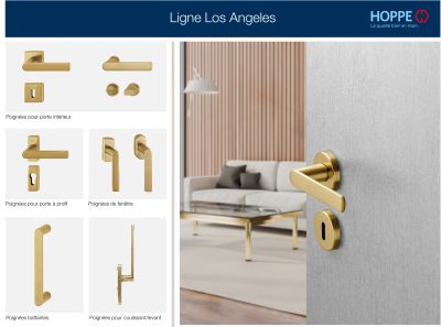 Design, cohérence et confort d’usage HOPPE - Poignées de portes et de fenêtres 