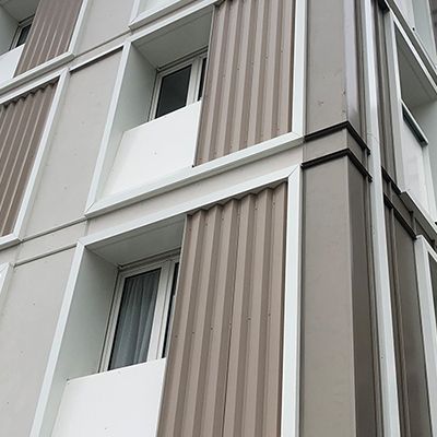 Profil de façade architecturale JI Breva 41 par JORIS IDE