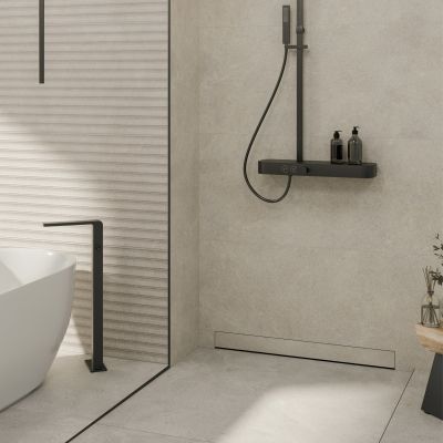 Shower Line - Grille de douche murale encastrée