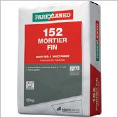 152 Mortier fin - Mortier  maonner