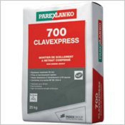 700 Clavexpress - Mortier de scellemnt  retrait compens