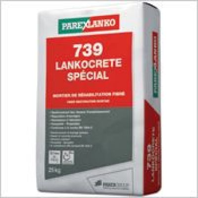 739 Lankocrete - Mortier de rhabilitation fibre