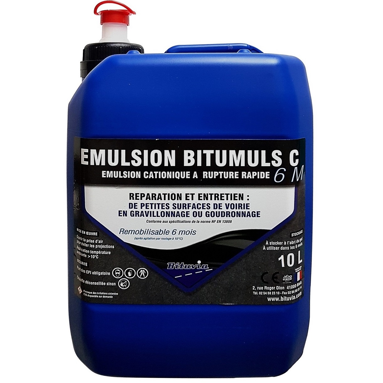 Emulsion de Bitume Bitumuls C - Rparation, joints, accrochage