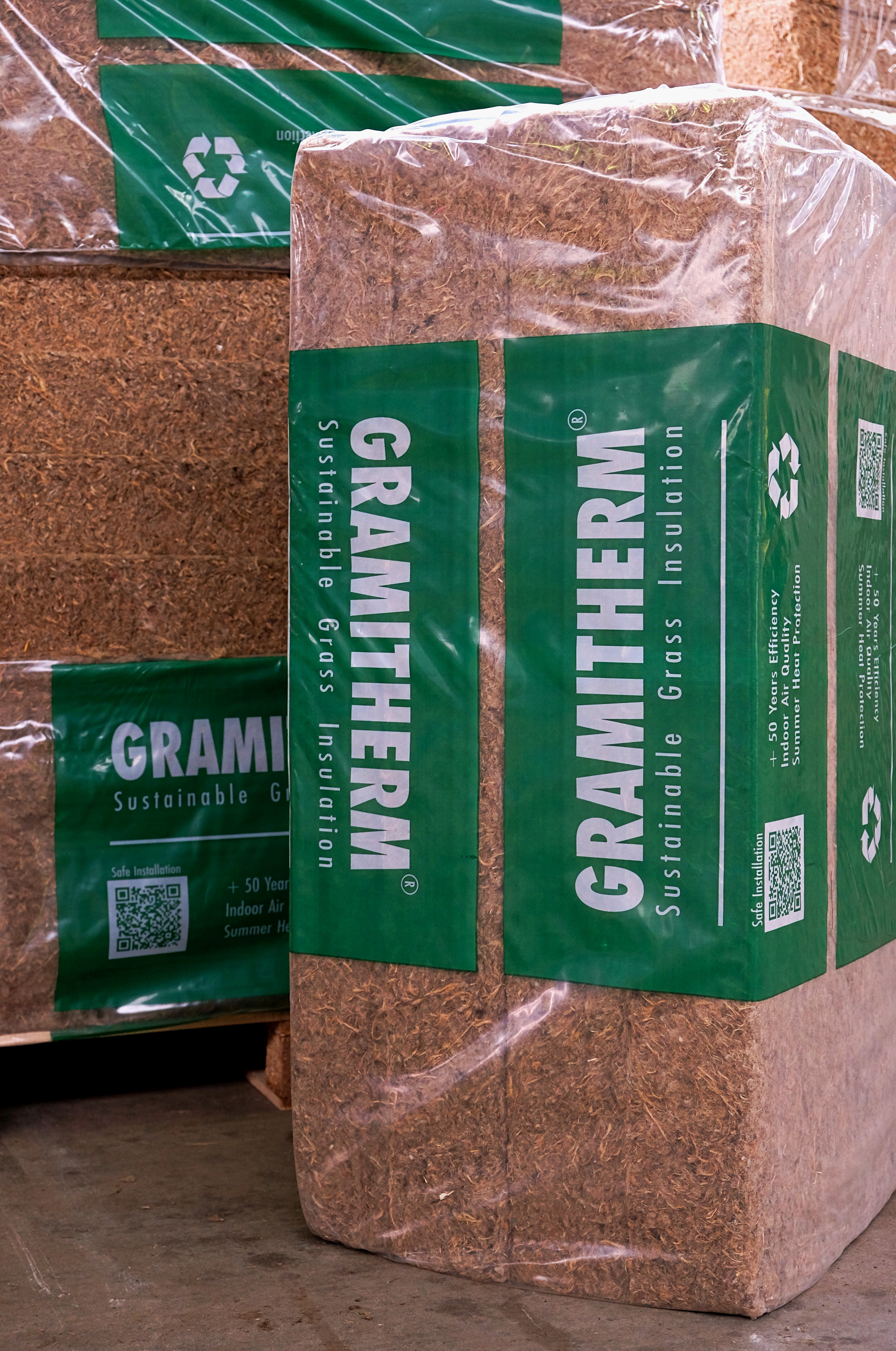 Gramitherm - Panneau isolant en fibres d'herbe 