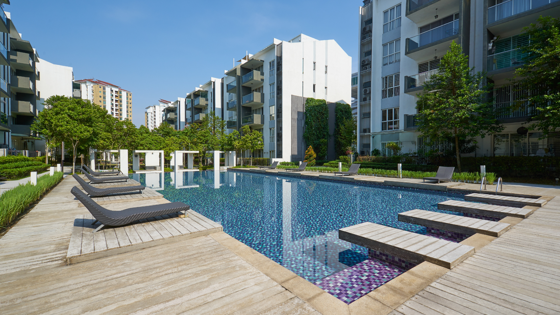 Construire une piscine en copropriété