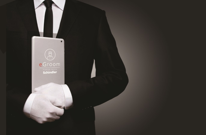 eGroom Schindler, à votre service, au-delà de l'ascenseur