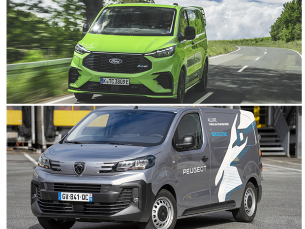 Ford E-Transit Custom vs Peugeot e-Expert : quel fourgon électrique répondra le mieux aux besoins des pros ?