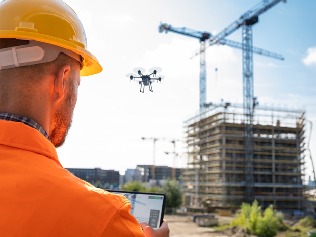 L’usage des drones en BTP : de la conception au chantier, risques & opportunités