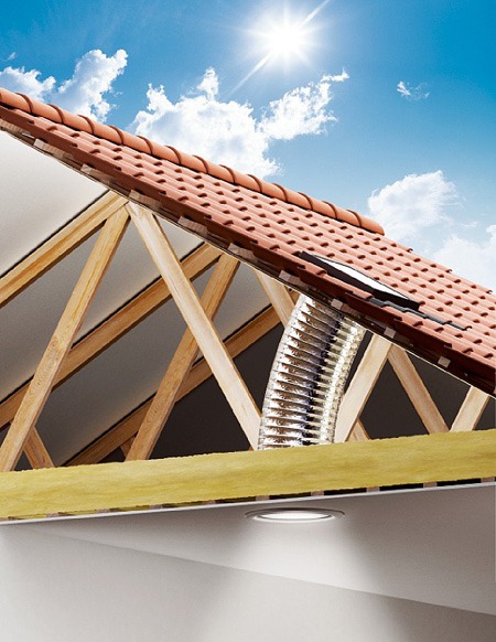 Conduit de lumière naturelle Sun Tunnel VELUX by Lovegrove, le premier ...