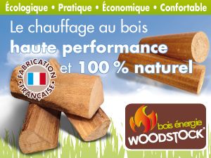 WOODSTOCK : le chauffage au bois haute performance et 100 % naturel