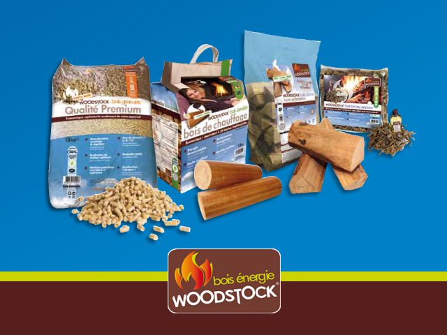 WOODSTOCKÂ®, gamme de combustibles bois haute performance