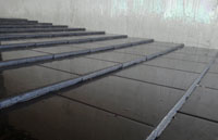 Procd Flat Roof support en bac acier pour tuiles planes  embotement pour trs faible pente