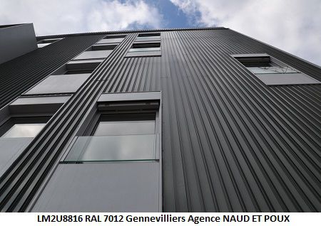 Zoom sur la façade aluminium LOOK BUILDING 